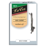 La Voz Bass Clarinet Reeds,10 pack