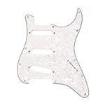 Fender Pickguard, Stratocaster S/S/S, 11-Hole Mount, White Pearl, 4-Ply