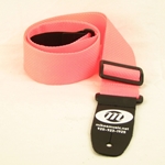 Mike's Music 2" Deluxe Poly Nylon Guitar Strap - Pink