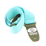 Mike's Music 2" Deluxe Poly Nylon Guitar Strap - Teal
