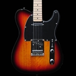 Squier Affinity Telecaster, Maple Fingerboard, Black Pickguard, 3-Color Sunburst