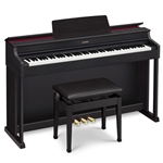 Casio Celviano AP-470 Digital Piano, Black, Includes Adjustable Bench