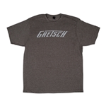 Gretsch Logo T-Shirt, Heather Gray, S