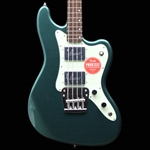 Squier Paranormal Rascal Bass HH, Laurel Fingerboard, Mint Pickguard, Sherwood Green
