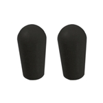 AllParts Black Switch Tips for Three Way Toggle, for Import Guitars