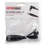 Gator Single DC Power Cable for Pedals - 8" Long