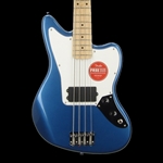 Squier Affinity Jaguar Bass H, Maple Fingerboard, White Pickguard, Lake Placid Blue