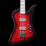 Jackson JS3Q Kelly Bird, Amaranth Fingerboard, Transparent Red Burst