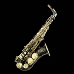 Keilwerth SX90R Black Nickel Plated Alto Sax, Gold Keys, Case