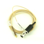 Countryman Replacement 2mm Duramax Cable, Shure TA4F, Light Skin