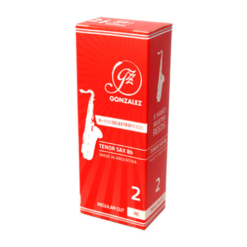 Gonzalez Regular Cut Tenor Saxophone Reeds Strength 2.5, Box of 5 2.5