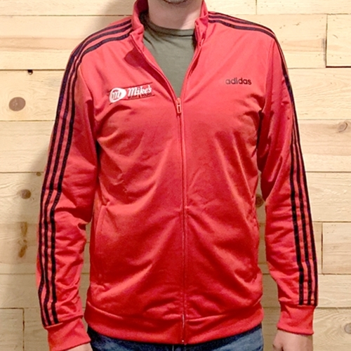 Mike's Music and Sound Inc - Mike's Music and Sound Adidas Essentials 3-Stripes  Tricot Track Jacket, Scarlett, Extra Large
