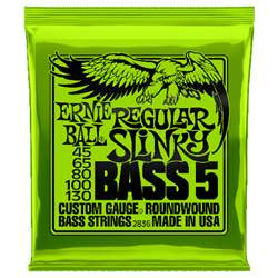 Ernie Ball 2836 Regular Slinky Roundwound 5-String Bass Strings
