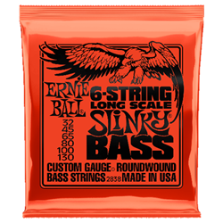 Ernie Ball 2838 Slinky Roundwound Long-Scale 6-String Bass Strings