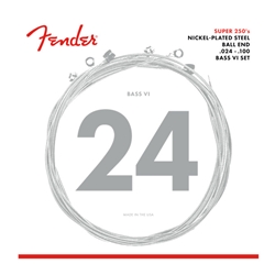 Fender Super 250B6 Nickel Plated Steel Bass VI Electric Strings