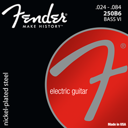 Fender Super 250B6 Nickel Plated Steel Bass VI Electric Strings