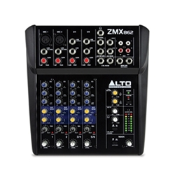 Alto Zephyr 6-channel, 2-bus, 8-input mixer with ZMX mic pre's and EQ