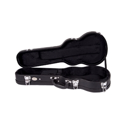 Kala Archtop Concert Ukulele Hardcase, Black