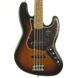 Fender Vintera '60s Jazz Bass, Pau Ferro Fingerboard, 3-Color Sunburst. Deluxe Gig Bag