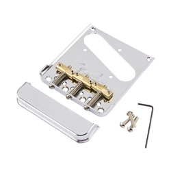 Fender 3-Saddle American Pro Telecaster® Bridge Assembly (Chrome)