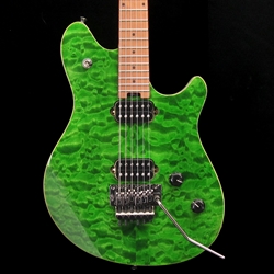 EVH Wolfgang WG Standard QM, Baked Maple Fingerboard, Transparent Green