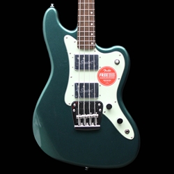 Squier Paranormal Rascal Bass HH, Laurel Fingerboard, Mint Pickguard, Sherwood Green