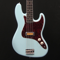 Fender Gold Foil Jazz Bass, Ebony Fingerboard, Sonic Blue. Blem