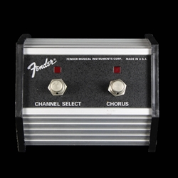 Fender 2-Button Footswitch, Channel Select Chorus On/Off, 1/4" Jack