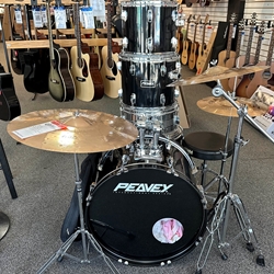 Used Peavey International Drum Set w/ZBT 4pc cymbal set and bag