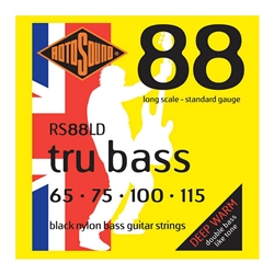 Rotosound Tru Bass Black Nylon Bass Guitar Strings 65-115