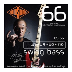 Rotosound Billy Sheahan 4 String Bass Set Stainless Steel Bass Guitar Strings (43 65 80 110)